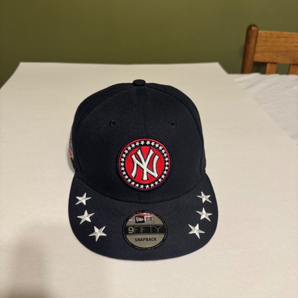 New Era 9FIFTY New York Yankees 2018 MLB All Star Game Snapback Hat Navy Blue - Picture 2 of 9